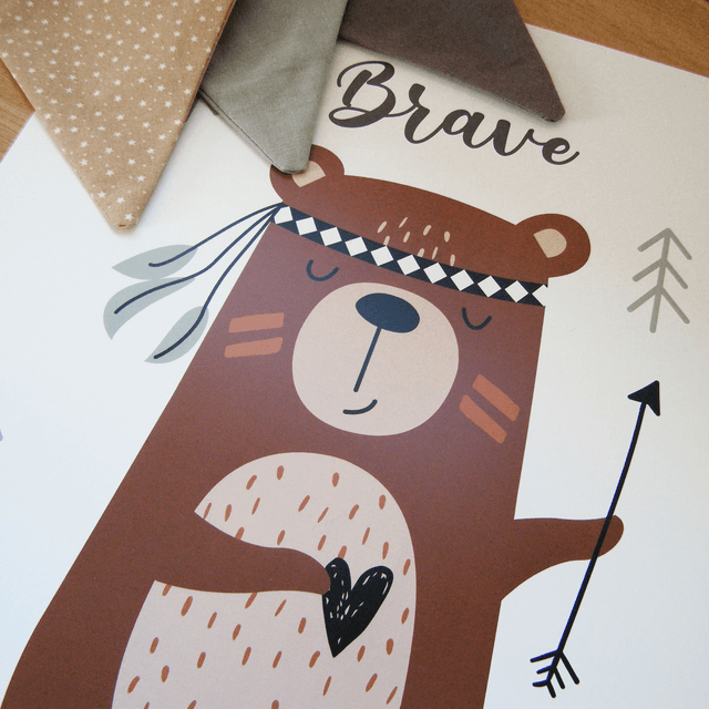 Affiche illustration A3 - Brave
