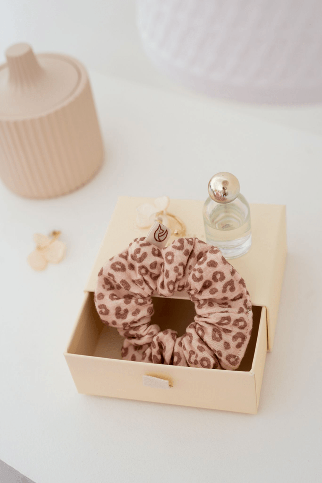 Chouchou scrunchie gaze de coton - Graou