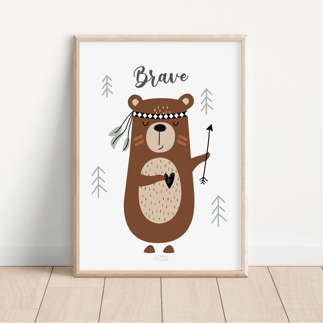 Affiche illustration A3 - Brave