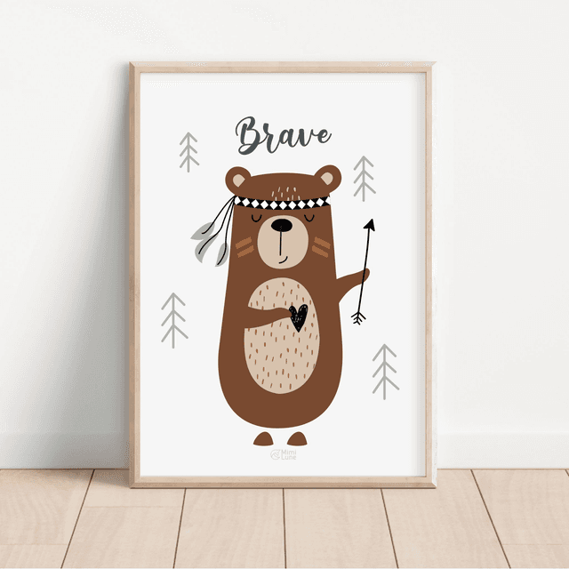 Affiche illustration A3 - Brave